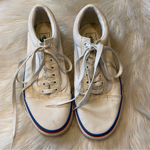 Vans White Sk8 low Sneakers Men’s 8 - Picture 1 of 8